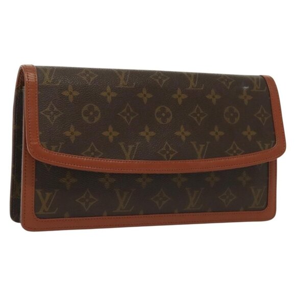 LOUIS VUITTON Monogram Pochette Dam GM Clutch Bag M51810 LV Auth 137619 - Picture 1 of 16